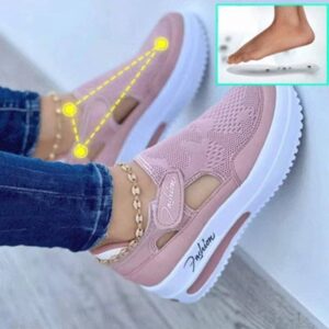 Designer Brand Red Blue Women Sneakers - Image 3