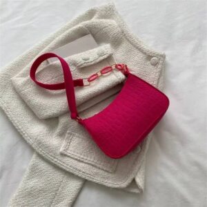 Lady Felt Armpit Design Luxury Tote Released Fashion Ladies Handbag Under Crescent Small Square Bag Lady Felt Armpit Design Luxu - Image 9