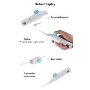 Household High Pressure Oral Irrigator Portable Teeth Clean Water Dental Floss Manual High Pressure Water Toothpick - Image 10