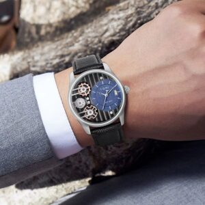 TOMI Men's Gift Box Combination Set Watch Luxury and Simple Business Detachable Strap Quartz Watch Men's Watch Festival Gift - Image 9