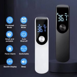 Rechargeable Oximeter Infrared Fever Thermometer Digital LCD Infant Adult Non-contact Laser Body Temperature Ear Thermometer - Image 10