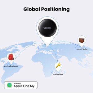 UGREEN Finder Security SmartTrack Link Smart Tag With Apple Find My Key Bluetooth GPS Tracker For Earbud Luggage MFi Finder IOS - Image 6