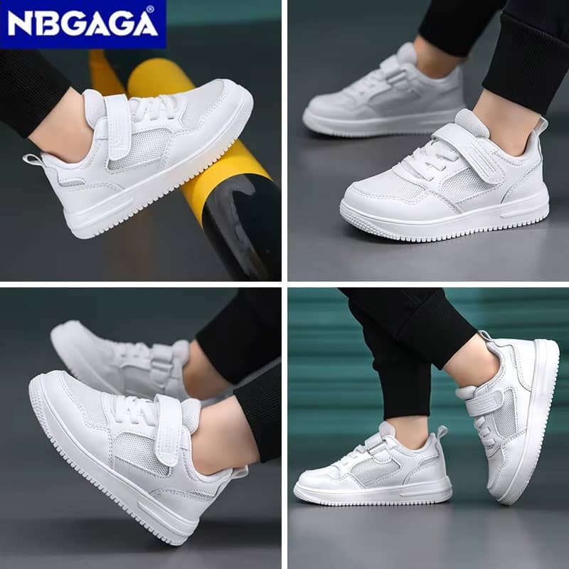 Flat Non-slip Casual Children Sneaker Shoes Leather Student Shoes
