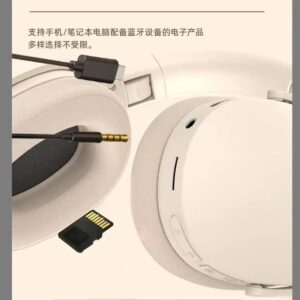 Original Xiaomi Wireless Headphones P2961 Bluetooth Earphone Stereo HIFI Headset Game Earbuds With Mic Foldable Memory TF Card - Image 8