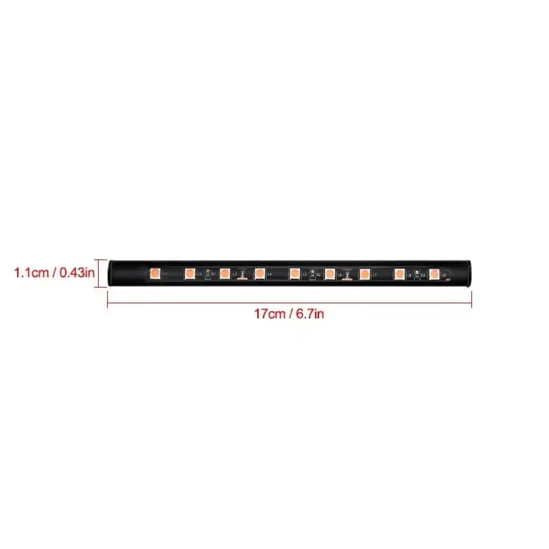 LED Car Interior Ambient Foot Strip Light Kit 11 LED Car Interior Ambient Foot Strip Light Kit