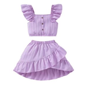 Girls’ Summer Princess Clothing Set - Image 9