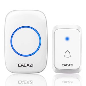 CACAZI A06 DC battery-operated Wireless Waterproof Doorbell 300M Remote 36 chimes Cordless Home Cordless Call Bell - Image 4