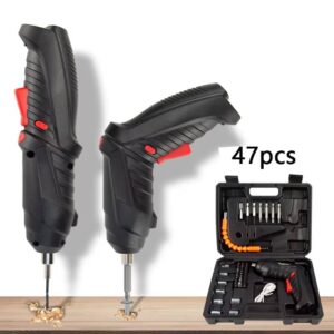 3.6V Screwdriver Kit Rechargeable Lithium Battery Cordless Electric Screwdriver Drill Kit - Image 9