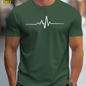 Fashion Summer 3D Stripe Letter Print Men's T Shirt Hip Hop Trend Harajuku Streetwear Casual O-neck Oversized T-shirts Men Tops - Image 9