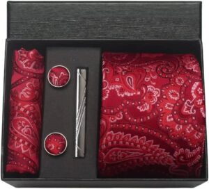 100% Silk Necktie Paisley Floral Mens Tie - Image 11