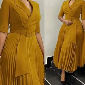 2025 Dashiki African Pleat Dress - Image 3