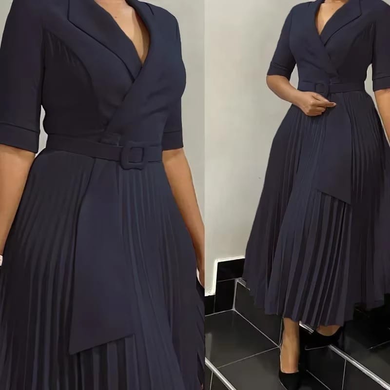 2025 Dashiki African Pleat Dress