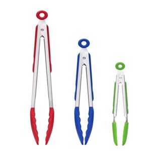 Silicone Kitchen BBQ Tongs - Image 6