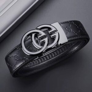 Luxury Genuine Leather Automatic Buckle Belt - Image 7