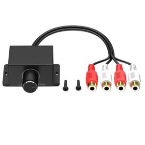 Durable Car Speaker Amplifier Bass RCA Remote Volume Control LC-1