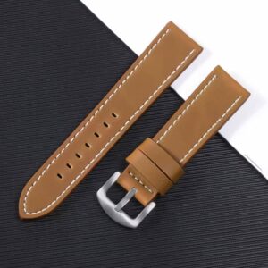 Universal Waterproof Genuine Leather Watch Strap - Image 8