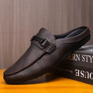 Mens Summer Flat-Bottom Half Slippers - Image 2