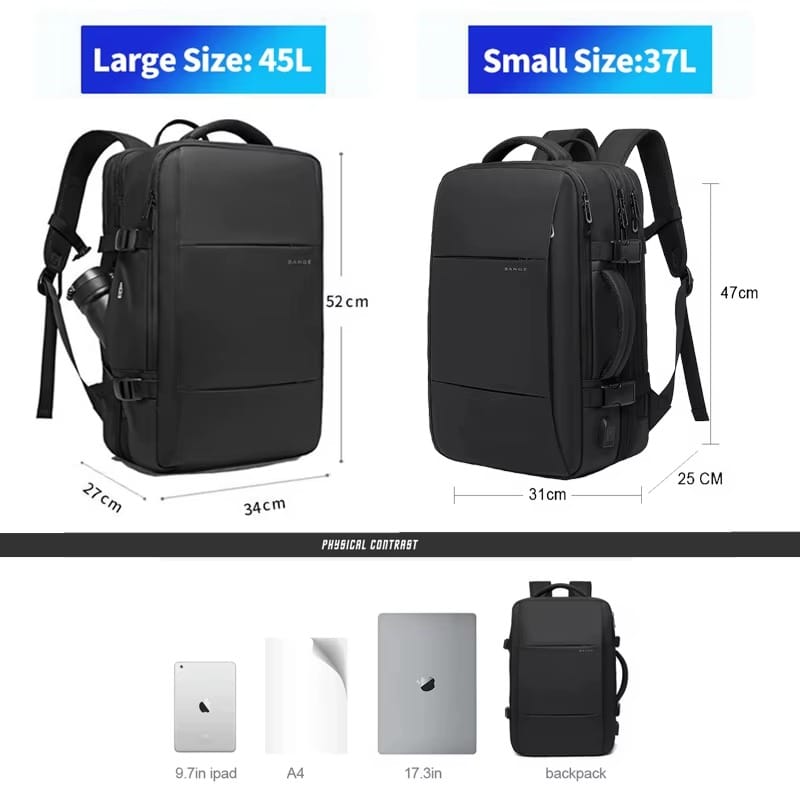BANGE Large Capacity School Backpack