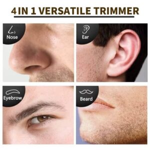 4-in-1 Rechargeable Nose/Beard Trimmer