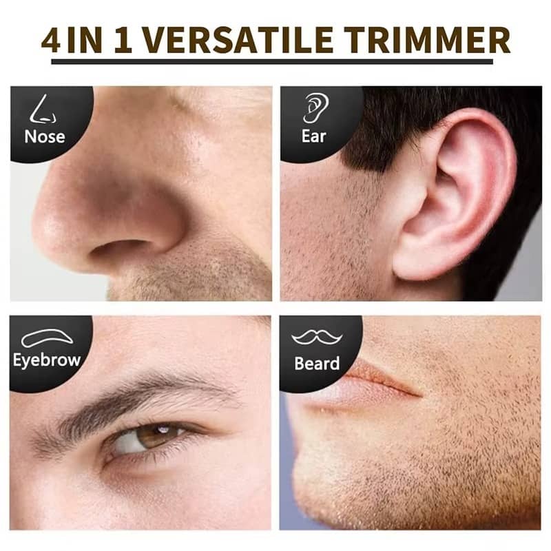 4-in-1 Rechargeable Nose/Beard Trimmer