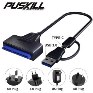 USB 3.0/Type-C to SATA III Adapter