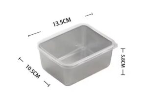 Stainless Steel Rectangle Tray Large Capacity - Image 7