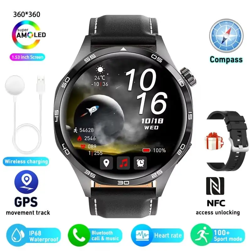 HUAWEI GT5 Pro GPS NFC Smart Watch 4 HUAWEI GT5 Pro GPS NFC Smart Watch