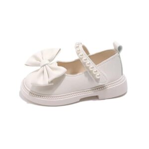Baby Girls Casual PU Leather Bow-knot Shoes - Image 3