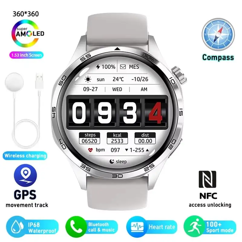 HUAWEI GT5 Pro GPS NFC Smart Watch 5 HUAWEI GT5 Pro GPS NFC Smart Watch