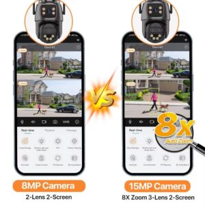 15MP Outdoor WiFi PTZ Security Camera - Image 2