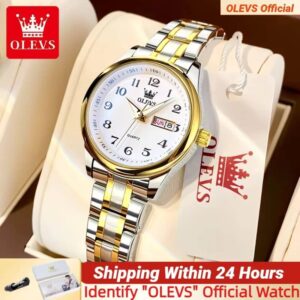 OLEVS Women’s Quartz Gold Watch - Image 5