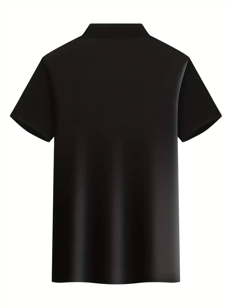 Mens Solid Color Short Sleeve Polo Shirts