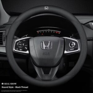 Car Leather Steering Wheel Cover Anti-slip - Image 4