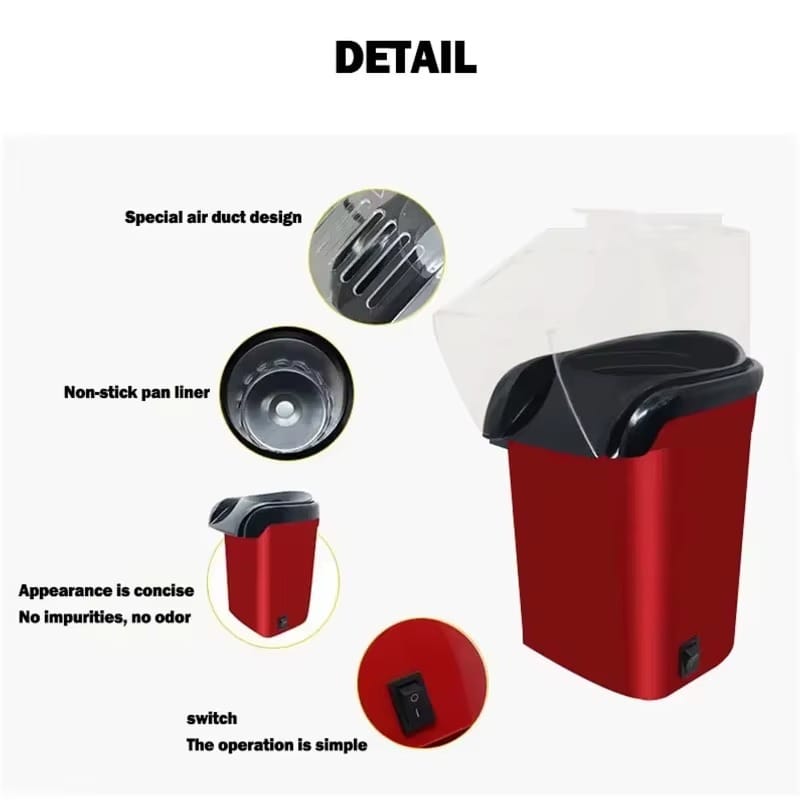 Mini Electric Fully Automatic Popcorn Machine