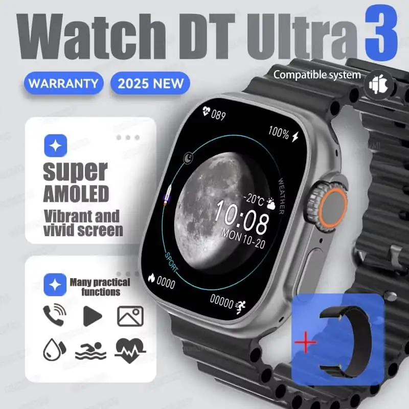 NEW DT Ultra 3 32GB Smart Watch