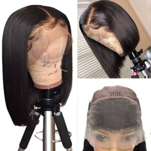 12-Inch Straight Bob Lace Front Wig - Image 7