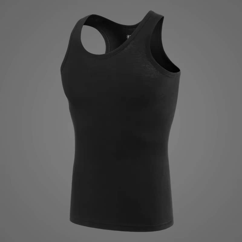 Men’s Pure Cotton Vest & Fitness Training Jacket (3/1 Piece Set)