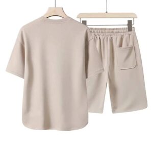Men’s Casual Round-Neck T-Shirt & Shorts Set - Image 3