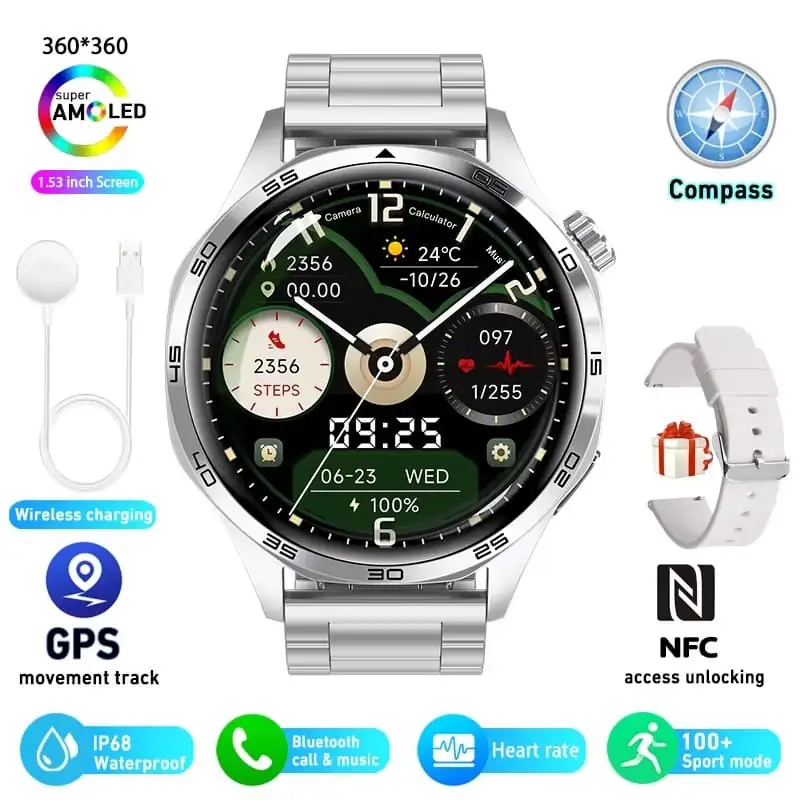 HUAWEI GT5 Pro GPS NFC Smart Watch 8 HUAWEI GT5 Pro GPS NFC Smart Watch