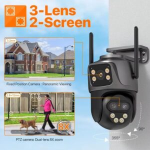 15MP Outdoor WiFi PTZ Security Camera - Image 3