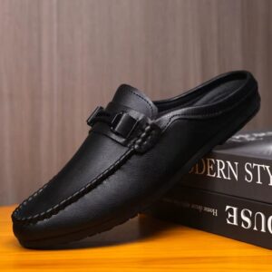Mens Summer Flat-Bottom Half Slippers - Image 4