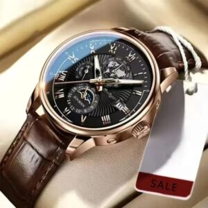 Luxury Mens Waterproof Chronograph Watch