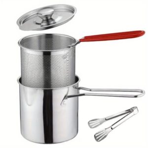 4-Piece Stainless Steel Fry Basket Set - Image 5