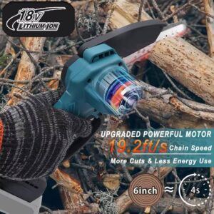 6 Inch Electric Saw Rechargeable Cordless Chainsaw - Image 6