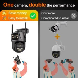 15MP Outdoor WiFi PTZ Security Camera - Image 4