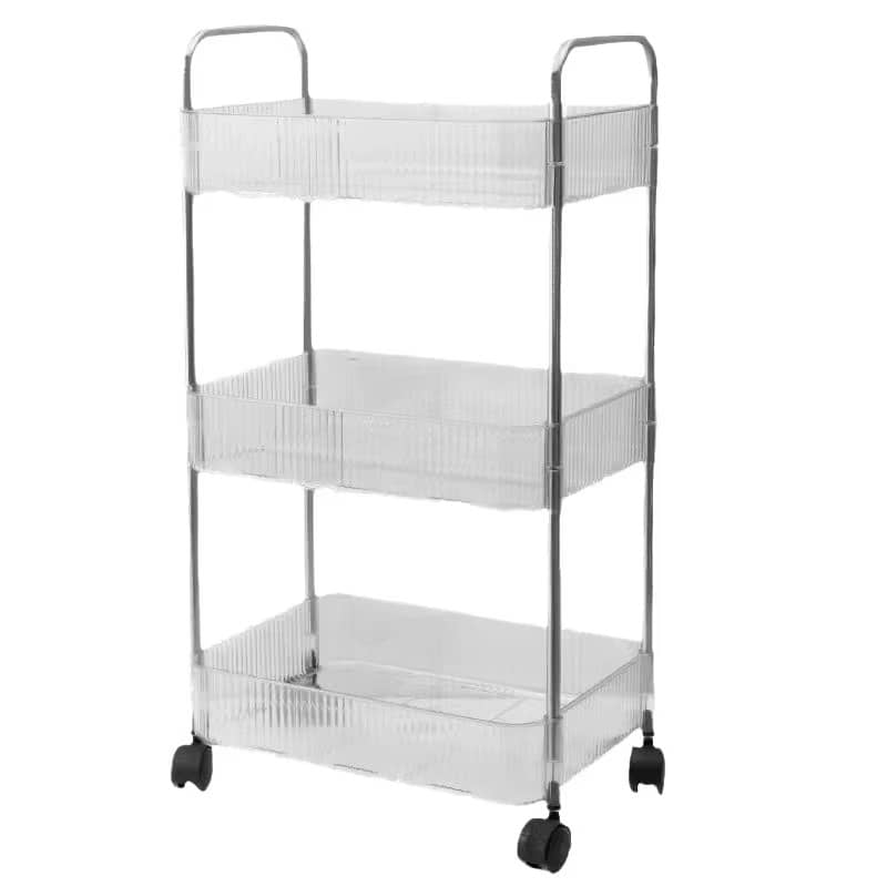Mobile Shelf with Wheel Multi-Layer Storage Rack