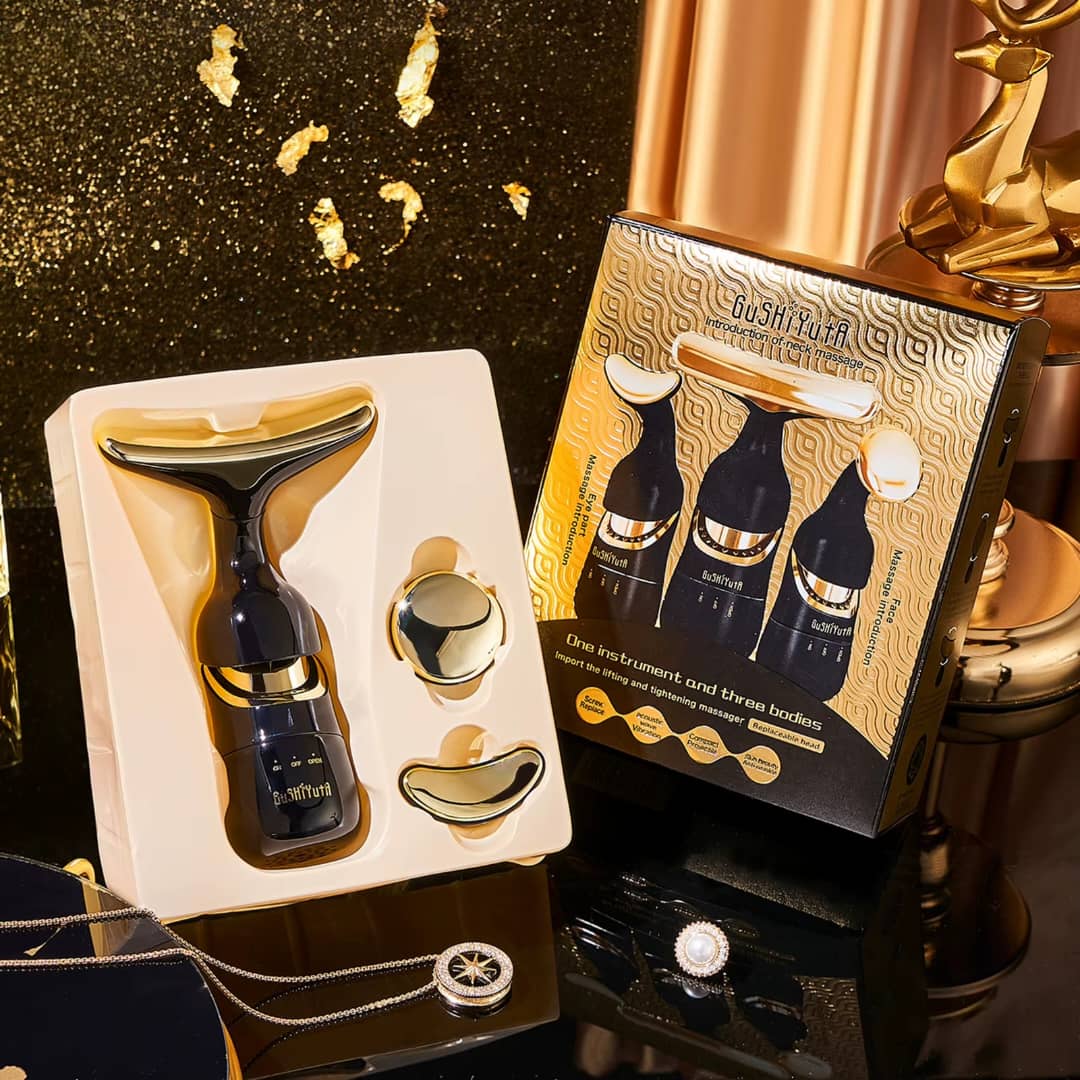 3 Heads Skin Care Facial Firming Massager