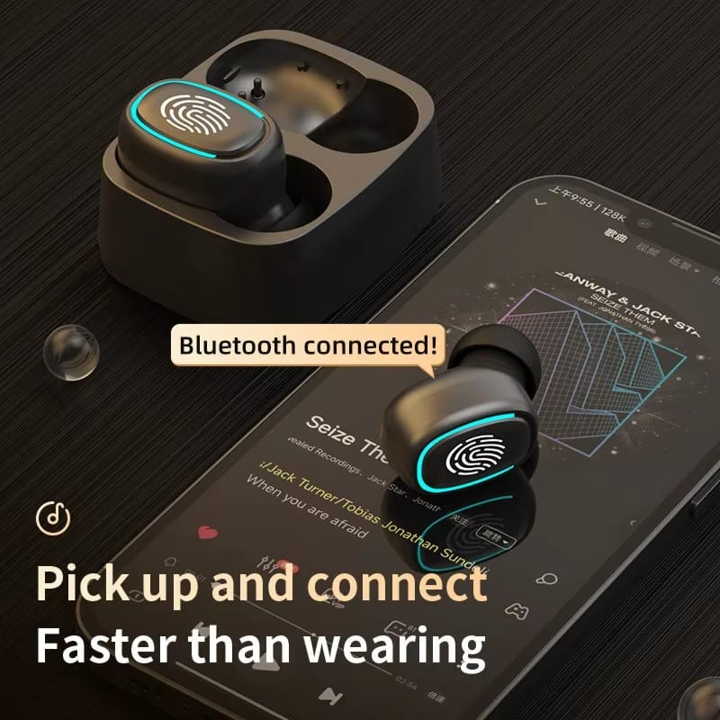 Wireless Bluetooth Headset –Touch Control Mini Earplug