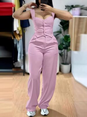 Chic Women Suit Y2K Two Piece Set