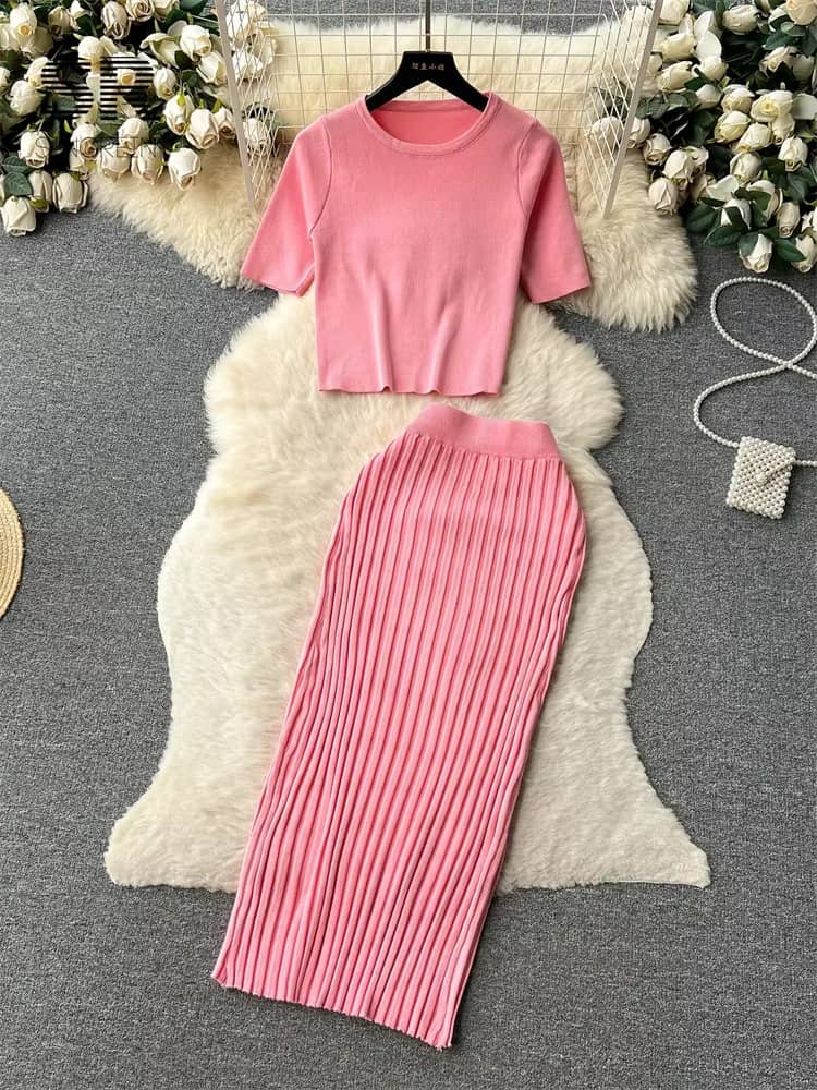 SINGREINY Casual Two Piece Set